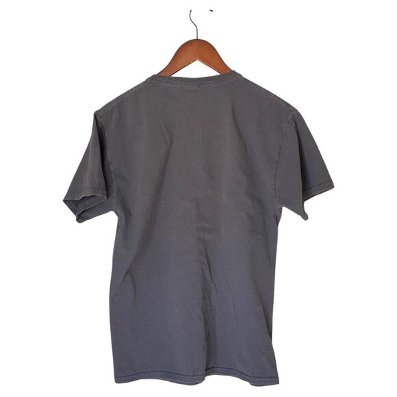 Eat Sleep Invest Repeat Gray S/S T-Shirt Men's Size M Graphic Tee Fruit Of Loom - Picture 6 of 10